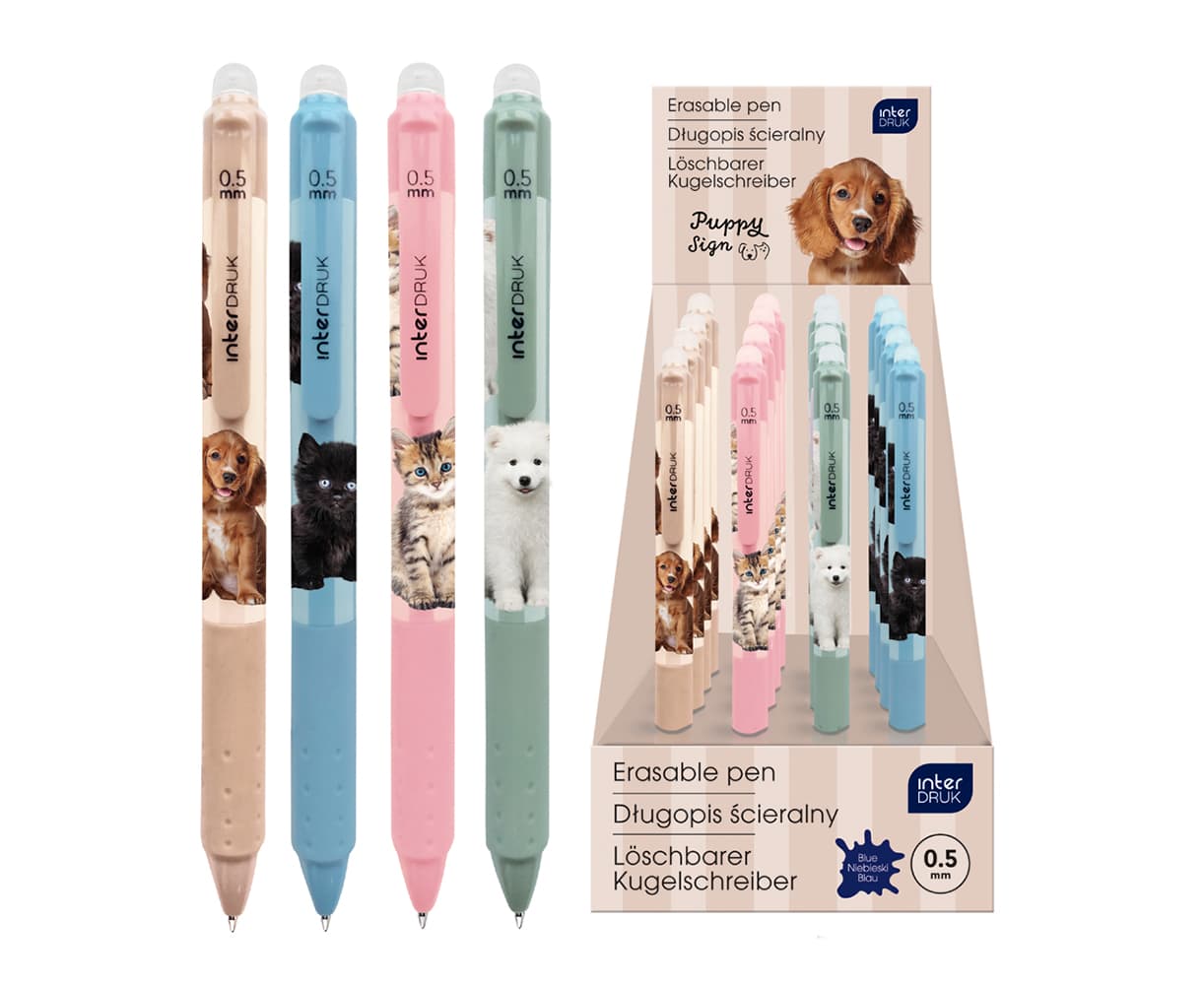 Długopis wymazywalny Puppy Interdruk